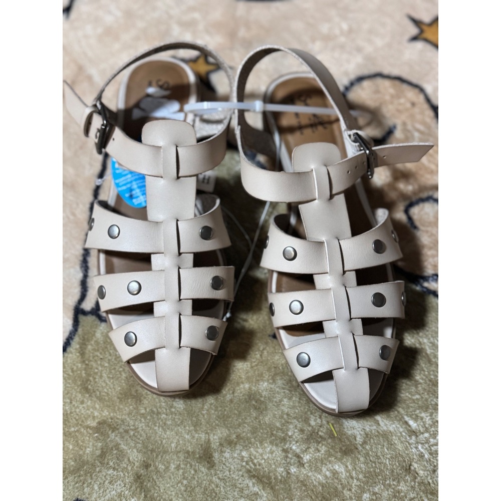 Seychelles Women's Gladiator Sandals Fisherman Cage Style Beige